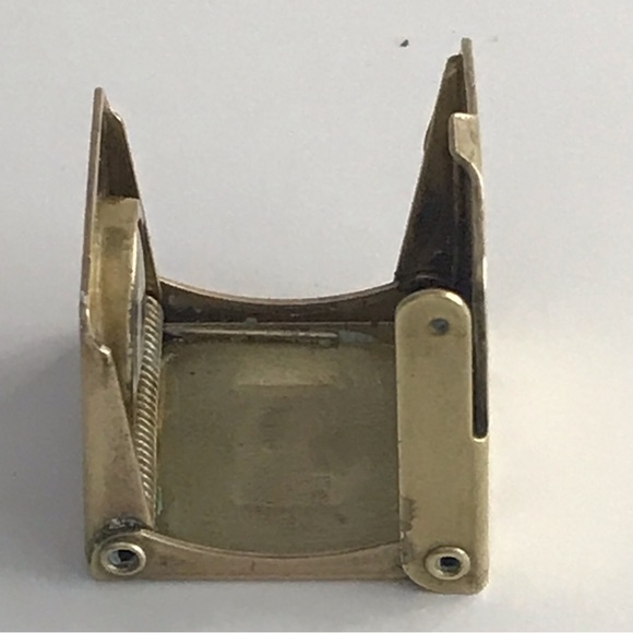 German Brass Folding Spring Loupe Stamp Jeweler Magnifying Glass w/Case - VTG - Picture 8 of 16